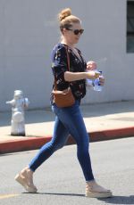 AMY ADAMS Out and About in Beverly Hills 08/28/2019