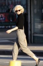 ANA DE ARMAS on the Set of Blonde in Los Angeles 09/16/2019