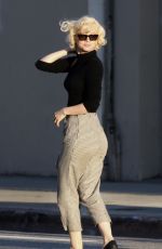 ANA DE ARMAS on the Set of Blonde in Los Angeles 09/16/2019