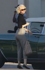 ANA DE ARMAS on the Set of Blonde in Los Angeles 09/16/2019