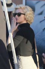 ANA DE ARMAS on the Set of Blonde in Los Angeles 09/16/2019