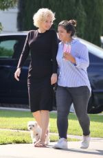 ANA DE ARMAS on the Set of Blonde in Los Angeles 09/23/2019