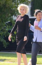 ANA DE ARMAS on the Set of Blonde in Los Angeles 09/23/2019
