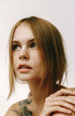 ANASTASIYA SCHEGLOVA on the Set of a Photoshoot, 2019