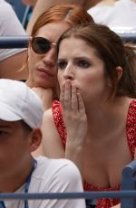 ANNA KENDRICK and BRITTANY SNOW at US Open 2019 in New York 09/01/2019