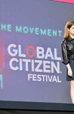 ANNA KENDRICK at Global Citizen Festival in New York 09/28/2019