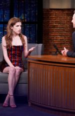 ANNA KENDRICK at Late Night with Seth Meyers in New York 09/25/2019