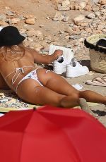 ARABELLA CHI in Bikini at a Beach in Ibiza 09/01/2019