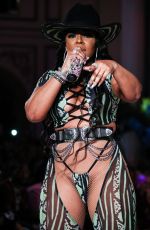 ASHANTI Performs at Pretty Little Thing x Saweetie Show at New York Fashion Week 09/08/2019