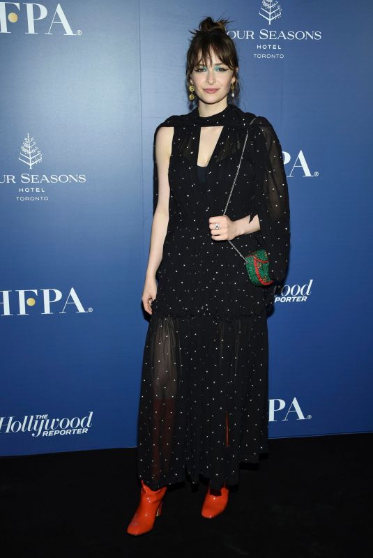 ASHLEUGH CUMMINGS at HFPA x Hollywood Reporter Party in Toronto 09/07/2019