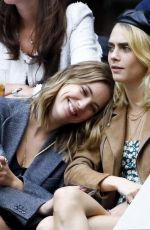 ASHLEY BENSON and CARA DELEVINGNE at US Open 2019 in New York 09/07/2019