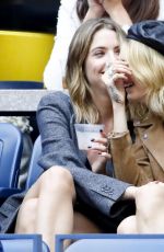 ASHLEY BENSON and CARA DELEVINGNE at US Open 2019 in New York 09/07/2019