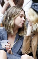 ASHLEY BENSON and CARA DELEVINGNE at US Open 2019 in New York 09/07/2019
