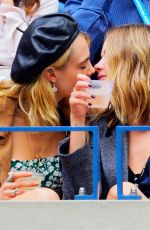 ASHLEY BENSON and CARA DELEVINGNE at US Open 2019 in New York 09/07/2019