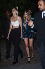ASHLEY BENSON and CARA DELEVINGNE Night Out in New York 09/09/2019