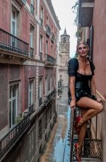 ASHLEY JAMES at Soho House in Barcelona - Instagram Photos 09/10/2019