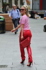 ASHLEY ROBERTS Arrives at Heart Radio in London 09/03/2019