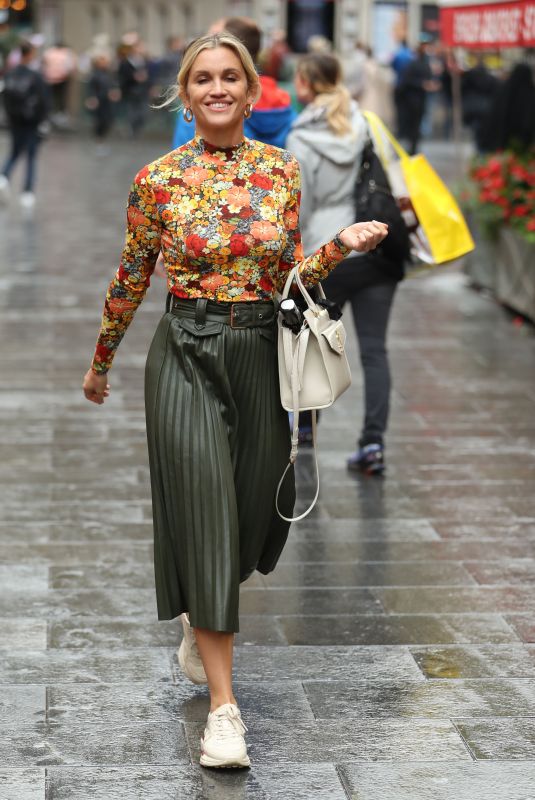 ASHLEY ROBERTS Leaves Global Radio in London 09/25/2019