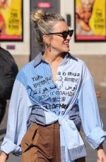 ASHLEY ROBERTS Leaves Radio Breakfast Show in London 09/02/2019