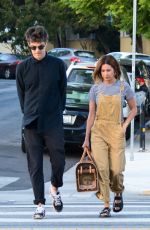 ASHLEY TISDALE and Christopher French Out in Los Angeles 09/11/2019