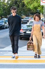 ASHLEY TISDALE and Christopher French Out in Los Angeles 09/11/2019