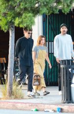 ASHLEY TISDALE and Christopher French Out in Los Angeles 09/11/2019