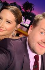 ASHLEY TISDALE at Late Late Show with James Corden 09/25/2019