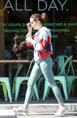 AUBREY PLAZA Out with Her Dogs in Los Angeles 08/22/2019