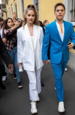 BARBARA PALVIN Out at Milan Fashion Week 09/22/2019