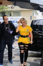BEBE REXHA Heading to City of Rock in Barra Da Tijuca in Rio De Janeiro 09/27/2019