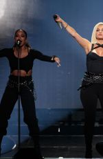 BEBE REXHA Performs at Jonas Brothers Happiness Begins Tour in Kansas City 09/22/2019