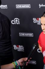 BECKY G at 2019 Global Citizen Festival: Power the Movement in New York 09/28/2019