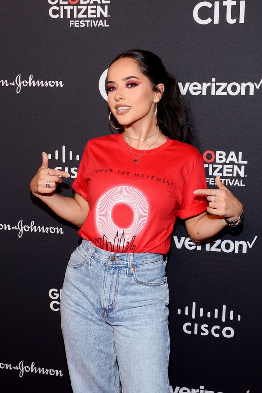 BECKY G at 2019 Global Citizen Festival: Power the Movement in New York 09/28/2019