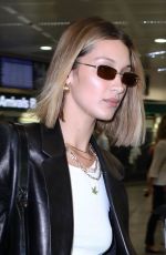 BELLA HADID Arrives at MFW in Milan 09/17/2019