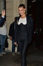 BELLA HADID Arrives at Rihanna x Fenty After-party in Paris 09/26/2019