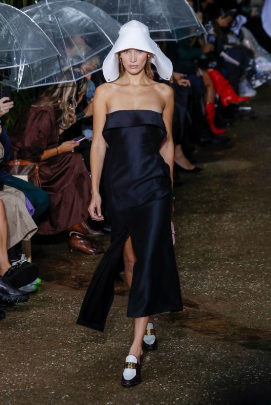 BELLA HADID at Lanvin Runway Show at Paris Fashion Week 09/25/2019