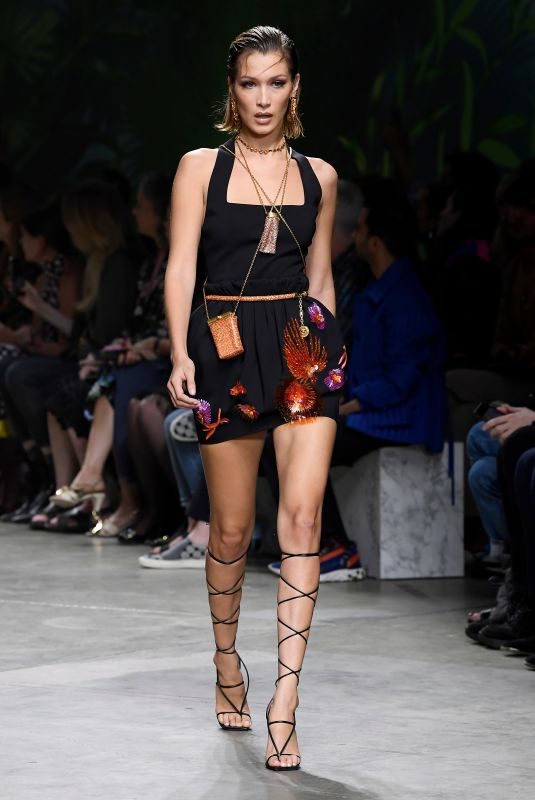 BELLA HADID at Versace Runway Show at Milan Fashion Week 09/20/2019