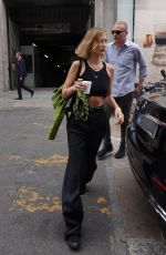 BELLA HADID Leaves Alberta Ferretti Fashion Show in Milan 09/18/2019