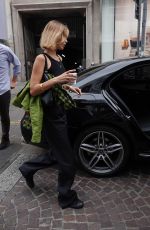 BELLA HADID Leaves Alberta Ferretti Fashion Show in Milan 09/18/2019