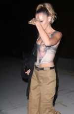 BELLA HADID Leaves Gigi