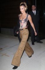 BELLA HADID Leaves Gigi