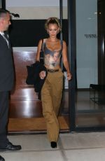 BELLA HADID Leaves Gigi