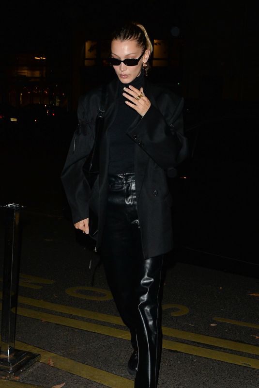 BELLA HADID Night Out in Paris 09/27/2019