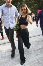 BELLA HADID Out and About in Milan 09/18/2019