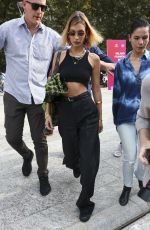 BELLA HADID Out and About in Milan 09/18/2019