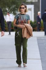BELLA HADID Out and About in Milan 09/19/2019