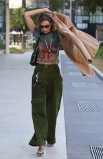 BELLA HADID Out and About in Milan 09/19/2019