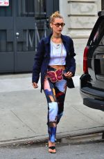 BELLA HADID Out and About in New York 09/08/2019