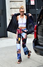 BELLA HADID Out and About in New York 09/08/2019