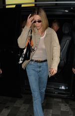 BELLA HADID Out in London 09/16/2019